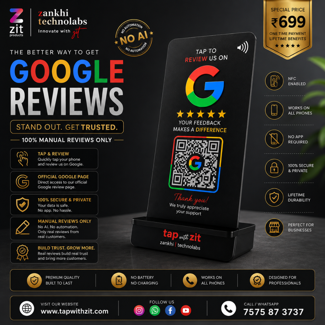 Basic Google Review Standee view 5